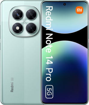 Мобильный телефон Xiaomi Redmi Note 14 Pro 5G 8/256GB Coral Green (MZB0IMOEU)