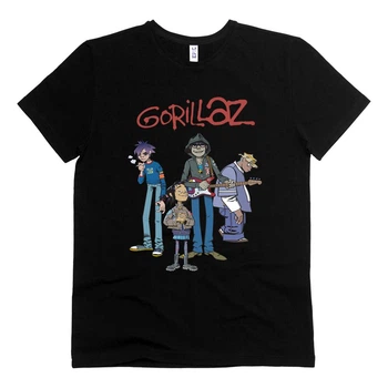 Футболка EPIC мужская Gorillaz 01 черная размер M