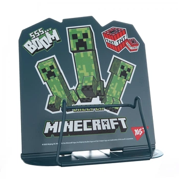 Подставка для книг фигурная Yes Minecraft.Creeper металл (470525)