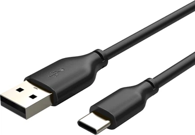 Кабель CABLETIME USB Type A - USB Type C 3A швидка зарядка 2 м Black (CA32L)