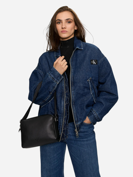 Torebka crossbody damska mała Calvin Klein K60K612711-BEH Czarna (8720639559923)