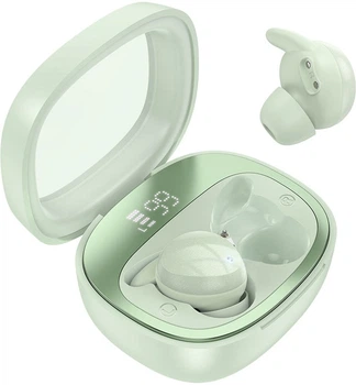 Навушники HOCO EW65 Shadow true wireless sleep BT headset, BT5.3, 30mAh, 500mAh, 4h, green