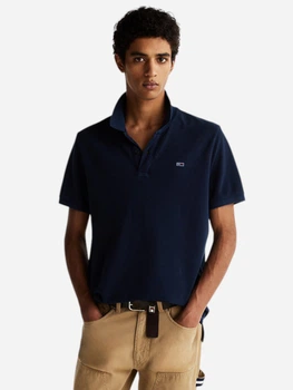 Поло чоловіче Tommy Jeans DM0DM20226-C1G S Темно-синє (8720638453659)