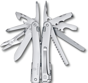 Мультитул, мультиинструмент Victorinox SSWISSTOOL SPIRIT MX Clip Vx30224.MKB1 22 функций 105 мм + Клип(блистер)