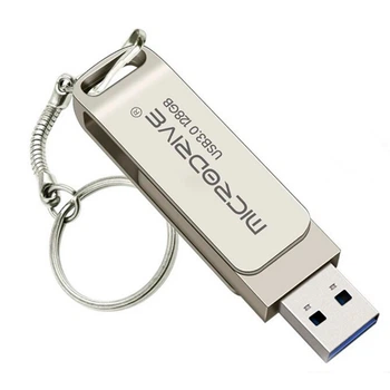 USB накопичувач Microdrive 128 GB 2 в 1 OTG USB 3.0 & USB-C Type-C Сірий (1015-094-00)