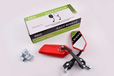 Зеркала многоугольные mod:200, 8/10mm (красные) RED MPARTS