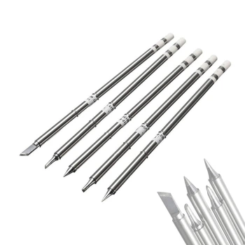 Набор паяльных жало T12 для паяльных станций Hakko (5 шт.: T12-K, T12-B2, T12-BC2, T12-D24, T12-ILS)