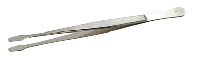 Пинцет для марок 52 deluxe 15 см. Прямая лопатообразная форма Leuchtturm