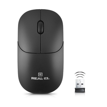 Миша бездротова REAL-EL RM-311 W Black
