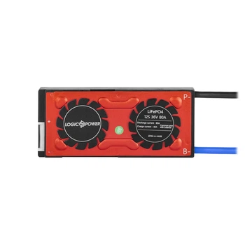Умная BMS LogicPower LiFePO4 36V 12S – с балансиром, заряд/разряд 40A/80A