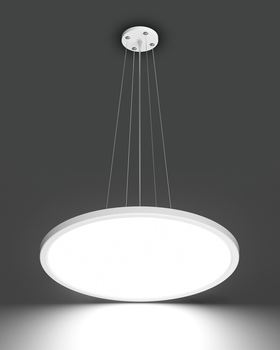Підвісний світильник, люстра світлодіодна Italux PND-72843-400R-32W-WH Manito Led 1x32W 2800K/4000K/6000K 3800Lm IP40 Біла (096717)