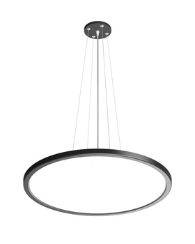 Підвісний світильник, люстра світлодіодна Italux PND-72843-400R-32W-BL Manito Led 1x32W 2800K/4000K/6000K 3800Lm IP40 Чорна (096716)