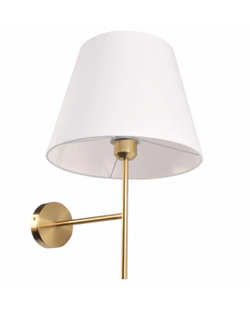 Бра, настінний світильник Goldlux 325495 Elena E27 1x20W IP20 Wh (091585)