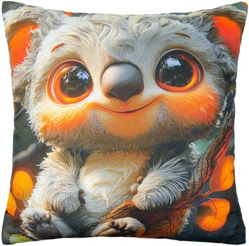 Подушка декоративна Home Line Коала Помаранчева 45x45 см (189218 HL)