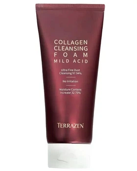 Terrazen Collagen Cleansing Foam Mild Acid Очищувальна пінка з колагеном для обличчя 140 мл