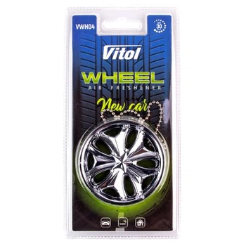 Освежитель воздуха Vitol Wheel подвесной New Car