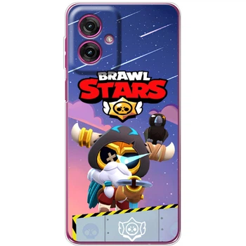 Силиконовый Чехол с Картинкой для Motorola G55 Принт (Бравл Старс Корделиус, Brawl Stars Cordelius) (64276-ysm024)