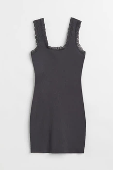 Платье H&M S графит 31011085580