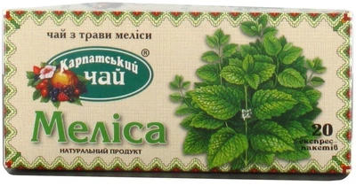 Чай Карпатський Меліса, 20пак по 1,35г