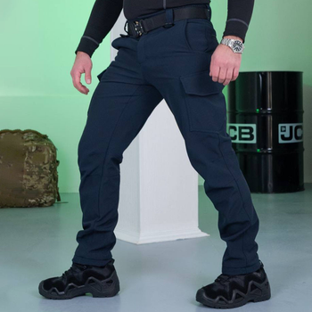 Тактичні штани Softshell Striker сині розмір XL
