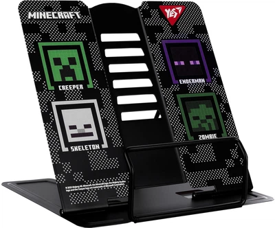 Подставка для книг Yes Minecraft Черная (470521) (5056574451934)