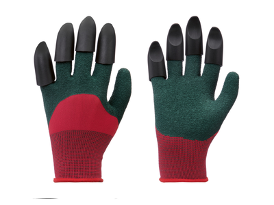 Садовые перчатки с когтями для мужчины Parkside LIDL 432682 10,XL Зеленый