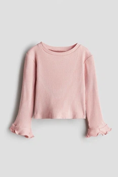 Кофтинка на дівчинку з блиском H&M 98-104 см рожева