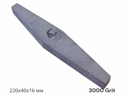 Камень-оселок для заточки кос и серпов (BBW) 220х40х16 мм, 3000 Grit, гранатовый сланец (708AC)
