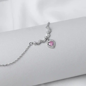 Женский кулон на шею из нержавеющей стали "Love Crystal"