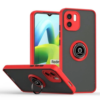 Чохол Fiji Colorframe для Xiaomi Redmi A1 матовий бампер з кільцем підставкою Red