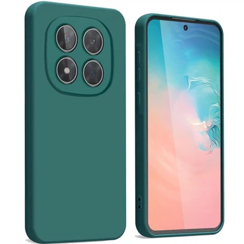 Чохол Fiji Full Soft Premium для Xiaomi Redmi Note 15 Pro протиударний бампер з мікрофіброю Dark Green