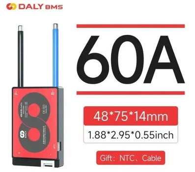 BMS Контролер (плата захисту) DALY 13S li-ion 48V 60A