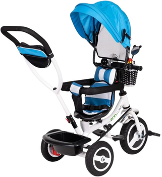 Триколісний велосипед EcoToys JM-066-9L Blue (5903089063315)