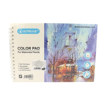 Альбом для акварельных карандашей А4 20л 220г/м2 Acmeliae Water ColorPad на спирали 44026