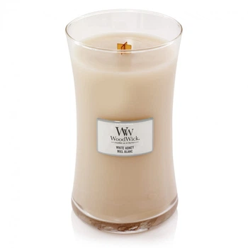 Ароматическая свеча с ароматом апельсинового цуката Woodwick White Honey (609 г)