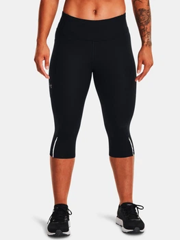 Спортивні легінси для бігу жіночі Under Armour Ua Launch Capris 1369770-001 XS Чорні (195252741426)