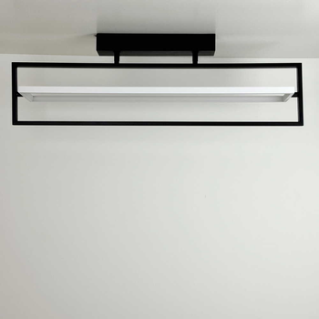 Светильник LED smart PRADA+пульт 60W 3000-5000K IP20 прямоугольник черно-белый Violux ( 000092471 )