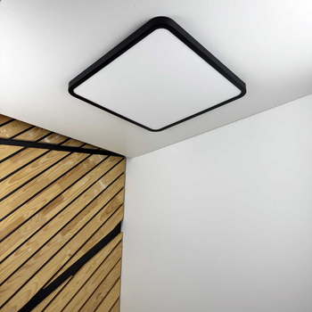 Светильник LED MILLENNIUM 50W 5000K квадрат черный Violux ( 99752 )