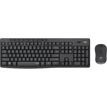 Комплект (клавіатура, миша) бездротовий Logitech MK295 Combo Black USB (920-009800) Чорний 33633