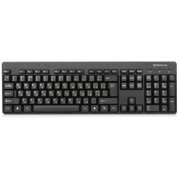 Клавиатура REAL-EL Standard 502 Ukr Black Store