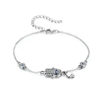 Серебряный браслет "Хамса"