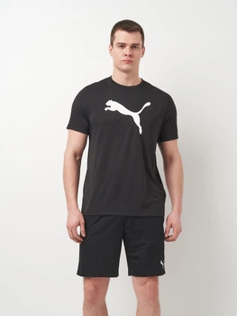 Футболка спортивна довга чоловіча Puma Ess Poly Tee 68254001 L Чорна (4067983393082)