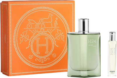 Zestaw męski Hermes H24 Herbes Vives Woda perfumowana 100 ml + Woda perfumowana 15 ml (3346130438366)