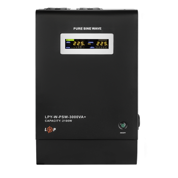 ДБЖ LogicPower LPY-W-PSW-3000VA+ (2100Вт) 10A/15A з правильною синусоїдою 48В