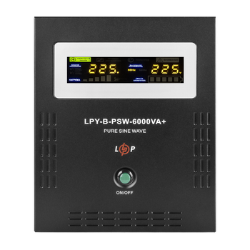 ИБП LogicPower LPY-B-PSW-6000VA+ (4200Вт) 10A/20A с правильной синусоидой 48В