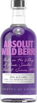 Ароматизована горілка Absolut Wild Berri 0.7 л 38% (7312040350308W)