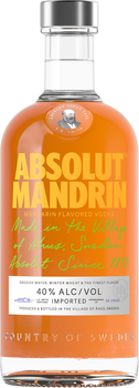 Ароматизована горілка Absolut Mandrin 0.7 л 40% (7312040050703M)