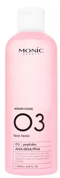 Тонік для обличчя Monic Beauty #Skin Code 03. Peptides AHA/BHA/PHA 250 мл (5061010280108)