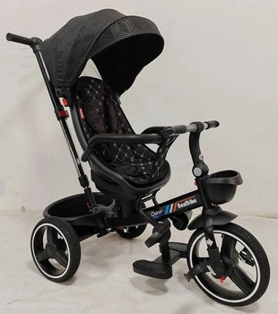 Трехколесный велосипед коляска BestTrike "Oscar" 6390 – 26-302 с телескопической ручкой