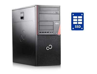 ПК Б-класс Fujitsu Esprimo P756 E90+ Tower / Intel Core i3-6100 (2 (4) ядра по 3.7 GHz) / 8 GB DDR4 / 240 GB SSD + 320 GB HDD / Intel HD Graphics 530 б/у